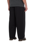 The Volcom Mens Holter Pleat Trousers in Black