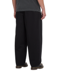 The Volcom Mens Holter Pleat Trousers in Black