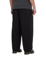 The Volcom Mens Holter Pleat Trousers in Black