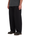 The Volcom Mens Holter Pleat Trousers in Black