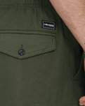 Billow Tapered Cargo Trousers in Squadron Green
