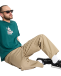 Freazy Loose Trousers in Khaki