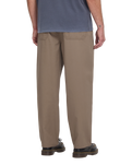 The Volcom Mens Freazy Loose Twill Trousers in Earth