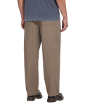 The Volcom Mens Freazy Loose Twill Trousers in Earth