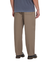 The Volcom Mens Freazy Loose Twill Trousers in Earth