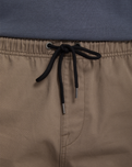 The Volcom Mens Freazy Loose Twill Trousers in Earth