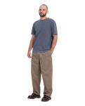 The Volcom Mens Freazy Loose Twill Trousers in Earth
