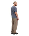 The Volcom Mens Freazy Loose Twill Trousers in Earth
