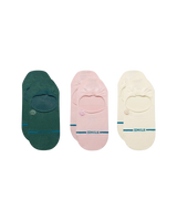 Womens Icon No Show Socks (3 Pack) in Teal