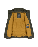 The Volcom Mens Hernan 10K Jacket in Rinsed Black