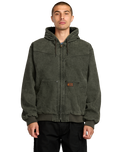 The Volcom Mens Hamilstorm Jacket in Rinsed Black