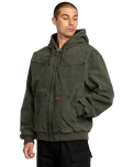 The Volcom Mens Hamilstorm Jacket in Rinsed Black