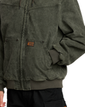 The Volcom Mens Hamilstorm Jacket in Rinsed Black