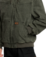 The Volcom Mens Hamilstorm Jacket in Rinsed Black