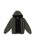 The Volcom Mens Hamilstorm Jacket in Rinsed Black
