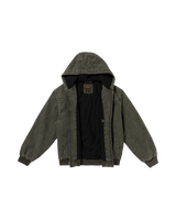 The Volcom Mens Hamilstorm Jacket in Rinsed Black