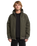The Volcom Mens Hernan 10K Tech Jacket in Rinsed Black