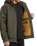 The Volcom Mens Hernan 10K Tech Jacket in Rinsed Black