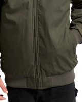 The Volcom Mens Hernan 10K Tech Jacket in Rinsed Black
