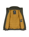 The Volcom Mens Hernan 10K Tech Jacket in Rinsed Black