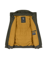 The Volcom Mens Hernan 10K Tech Jacket in Rinsed Black