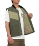 The Volcom Mens Prysmer Gilet in Squadron Green