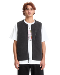 The Volcom Mens Arch Stone Gilet in Asphalt Black