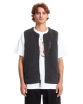 The Volcom Mens Arch Stone Gilet in Asphalt Black