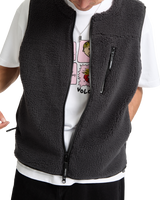 The Volcom Mens Arch Stone Gilet in Asphalt Black