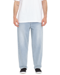 The Volcom Mens Freazy Loose Jeans in Desert Dirt Indigo