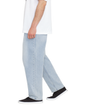 The Volcom Mens Freazy Loose Jeans in Desert Dirt Indigo