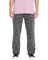 The Volcom Mens Filip Rygalski Denim Jeans in Black Print