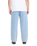 Freazy Loose Denim Jeans in Pale Aqua