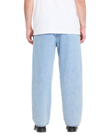 Freazy Loose Denim Jeans in Pale Aqua