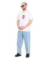 Freazy Loose Denim Jeans in Pale Aqua