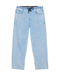 Freazy Loose Denim Jeans in Pale Aqua