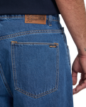 The Volcom Mens Chillow Jeans in Oliver Stone No Tint