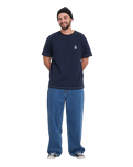 The Volcom Mens Chillow Jeans in Oliver Stone No Tint