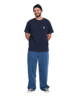 The Volcom Mens Chillow Jeans in Oliver Stone No Tint
