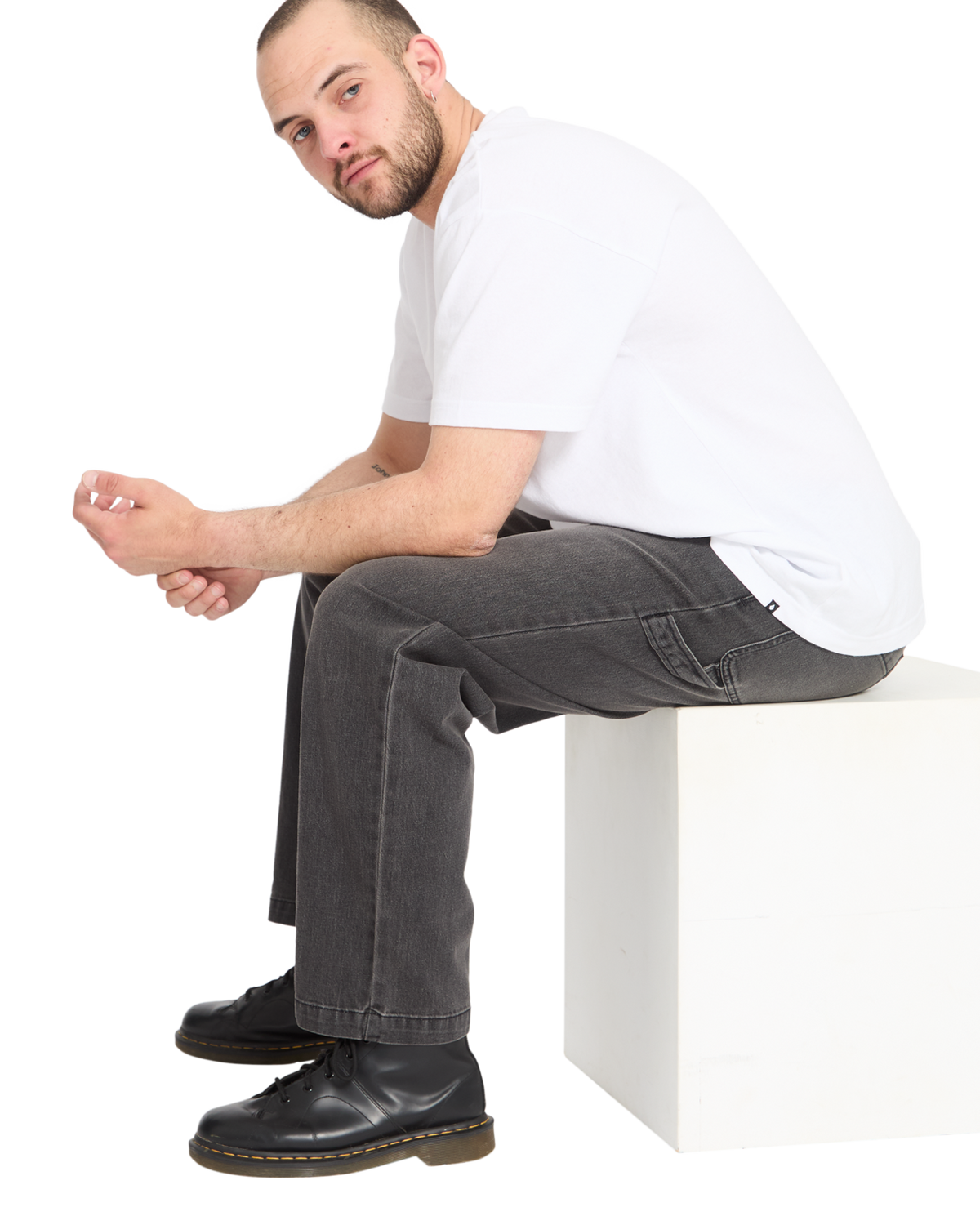 Kraftsman II Denim Jeans in Black Grey