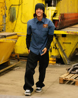 Billow Denim Jeans in Black