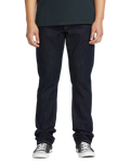 The Volcom Mens Vorta Jeans in Rinse