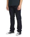 The Volcom Mens Vorta Jeans in Rinse