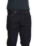 The Volcom Mens Vorta Jeans in Rinse