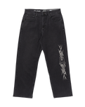 The Volcom Mens V Ent TisaKorean Jeans in Faded Black