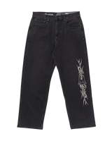 The Volcom Mens V Ent TisaKorean Jeans in Faded Black