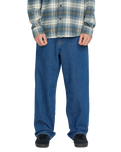 The Volcom Mens Billow Denim Jeans in Bold Blue