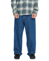 The Volcom Mens Billow Denim Jeans in Bold Blue