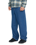 The Volcom Mens Billow Denim Jeans in Bold Blue