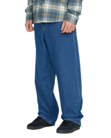 The Volcom Mens Billow Denim Jeans in Bold Blue